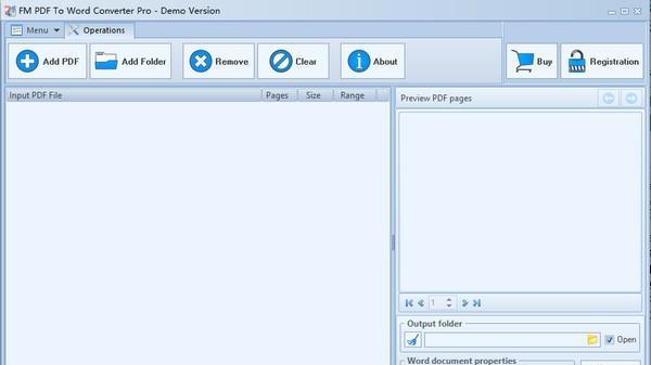 FM PDF To Word Converter(PDF转Word工具)