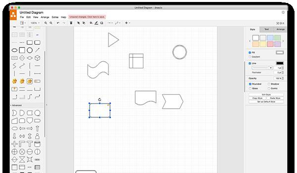 draw.io Mac版截图