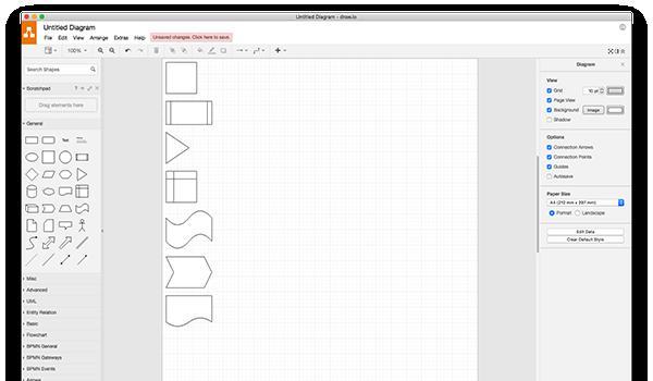 draw.io Mac版截图