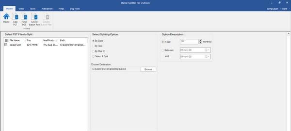 Stellar Splitter for Outlook(数据分割工具)
