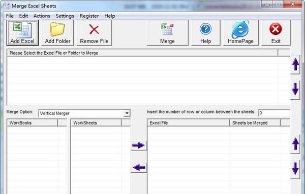 Merge Excel Sheets(Excel合并工具) 29.11.15 官方版 Merge Excel Sheets(Excel合并工具)