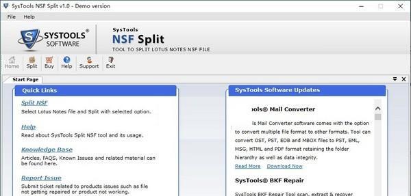 SysTools NSF Split(NSF文件分割软件)