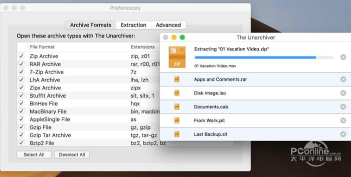 The Unarchiver For Mac截图