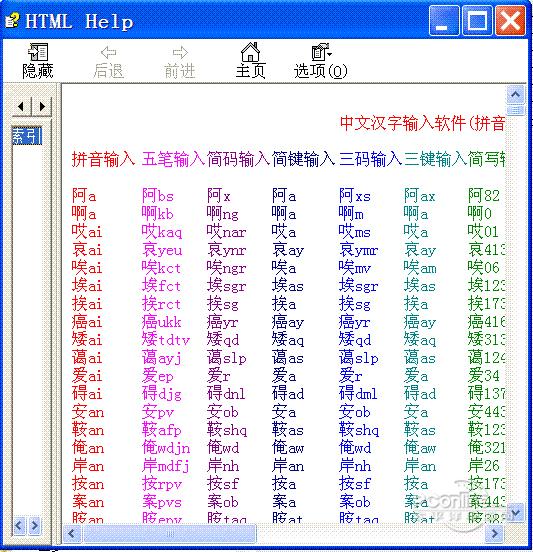 中文万能代码输入法