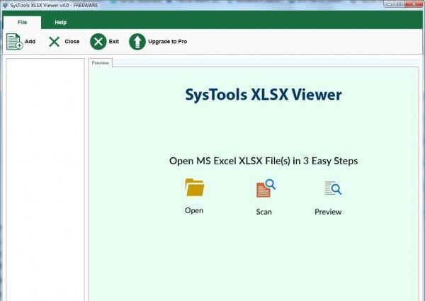 SysTools XLSX Viewer(XLSX文件查看工具)