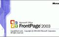 Microsoft FrontPage截图