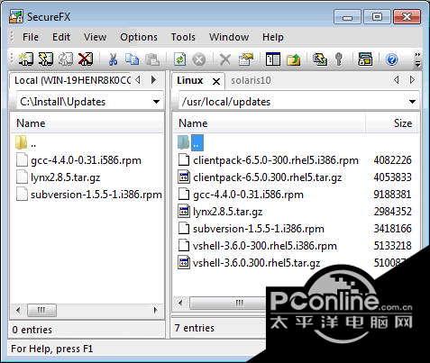 SecureFX x32 7.3.4 Build 839截图