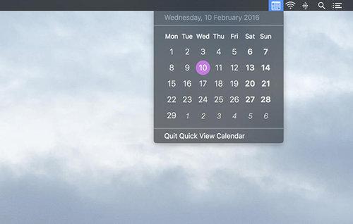 Quick View Calendar Mac版截图