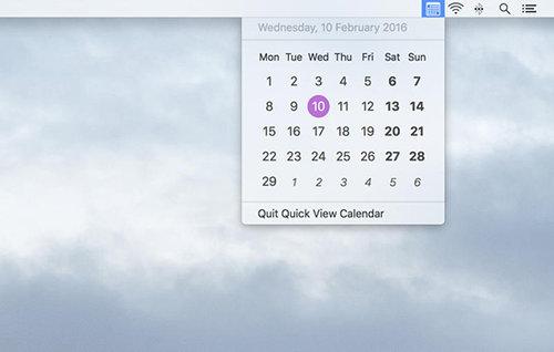 Quick View Calendar Mac版截图