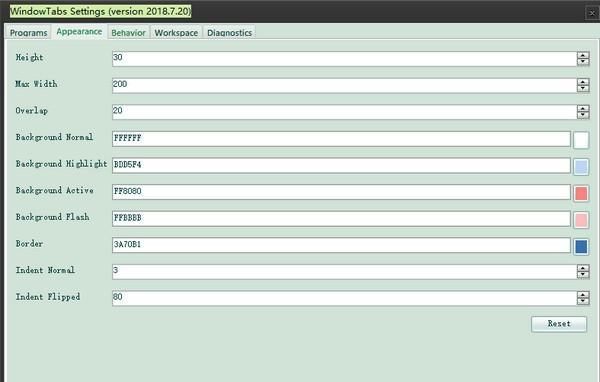 WindowTabs(窗口多标签页工具)截图