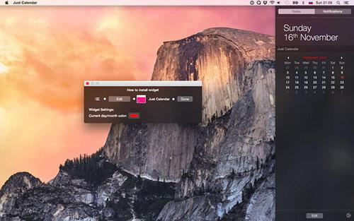 Just Calendar Mac版 1.2 正式版 Just Calendar Mac版