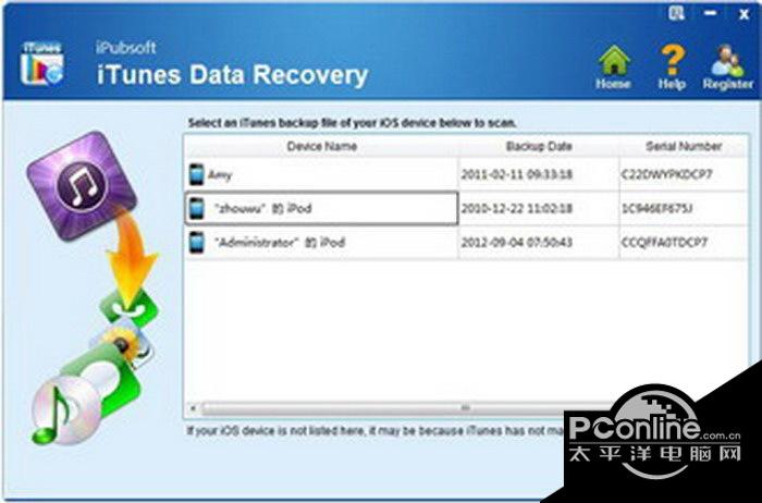 iPubsoft iTunes Data截图