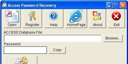 Access Password Recovery(密码恢复软件)截图