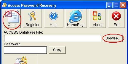 Access Password Recovery(密码恢复软件)截图