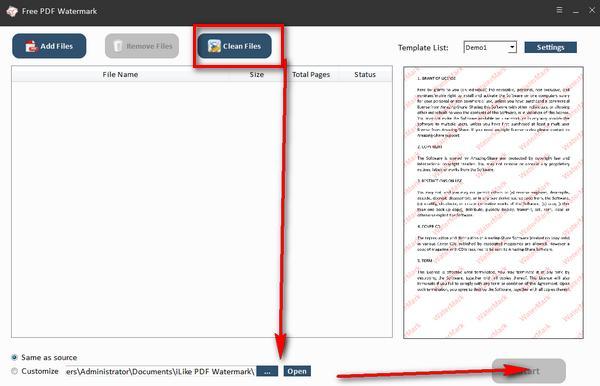 Free PDF Watermark(PDF水印工具)