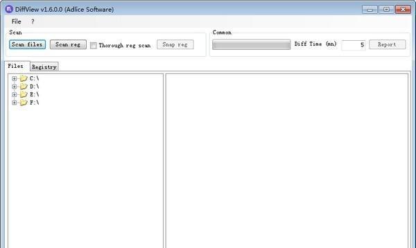 DiffView(文件夹注册表监控软件) 1.6.0.0 官方版 DiffView(文件夹注册表监控软件)