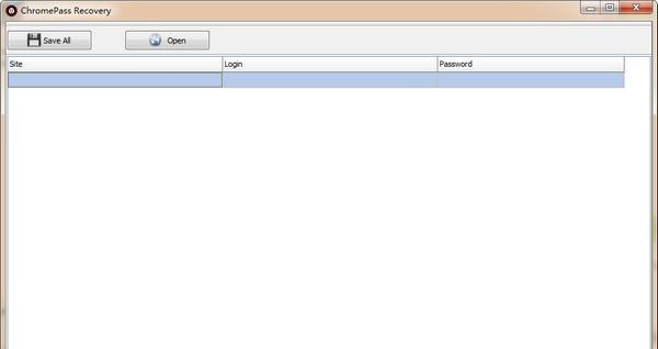 ChromePass recovery(密码恢复软件)截图