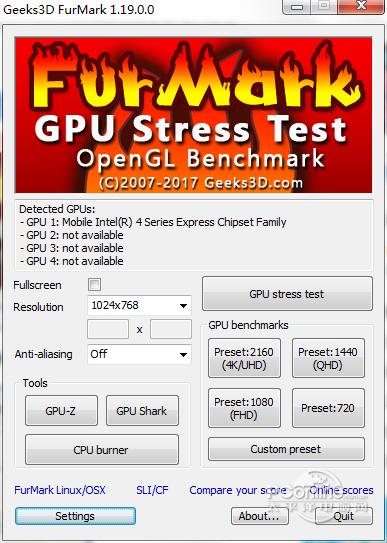 Furmark截图