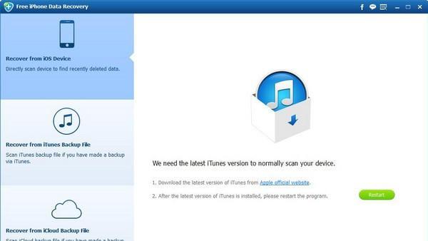 Free iPhone Data Recovery(iPhone数据恢复工具) 3.8.0 官方版 Free iPhone Data Recovery(iPhone数据恢复工具)