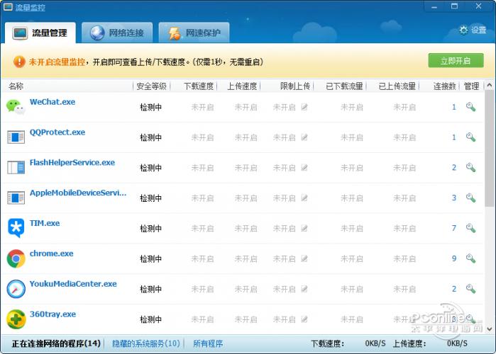 360流量监控截图