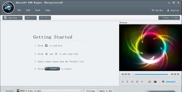 Emicsoft DVD Ripper(DVD翻录工具)截图