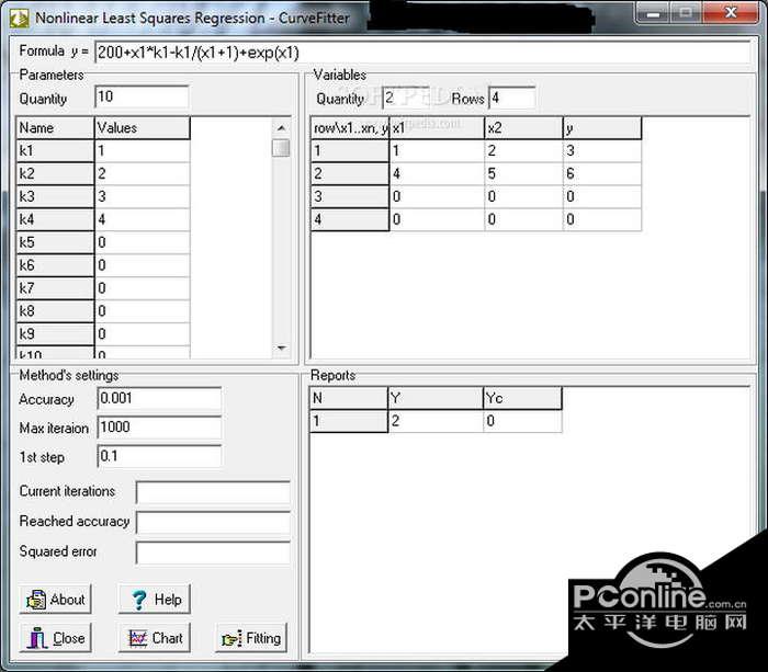 CurveFitter 4.5.9截图