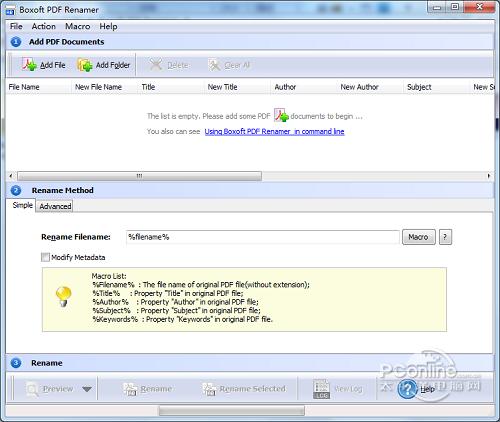 Boxoft pdf Renamer 3.1 正式版 Boxoft pdf Renamer
