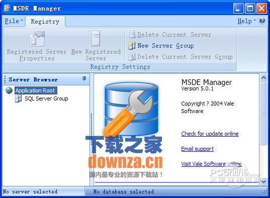 MSDE Manager截图