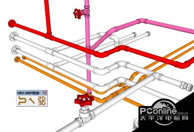VBO管道插件(VBO MEP PIPING)截图