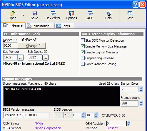 X-BIOS Editor