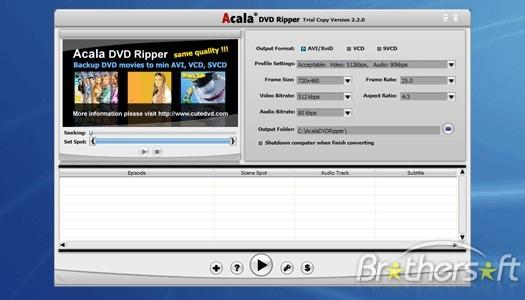 Acala DVD Ripper PSP