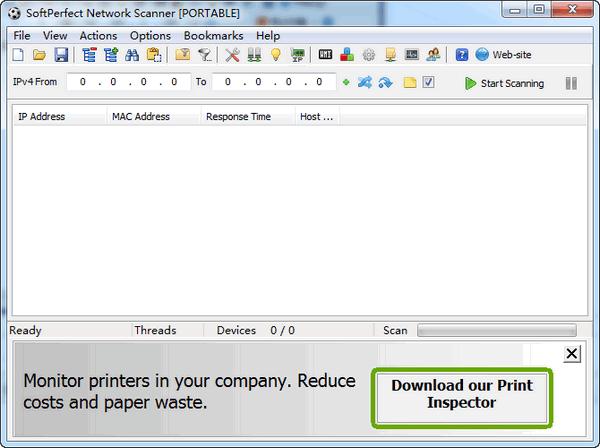 局域网IP扫描工具(SoftPerfect Network Scanner) V7.0.1