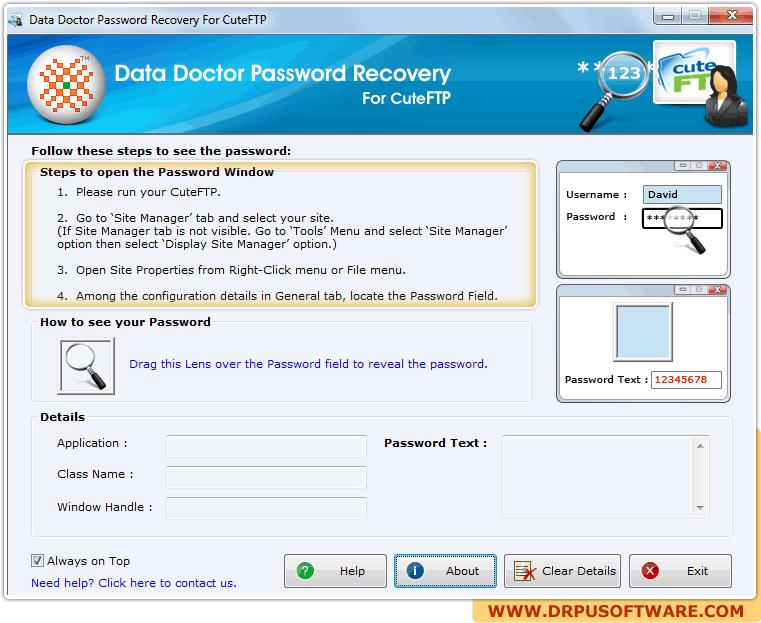 CuteFTP Password