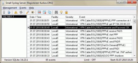 Small Syslog