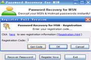 MSN Messenger Password Recovery 1.08.01.10