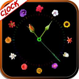 Merry Flower Clock screensaver 3.1