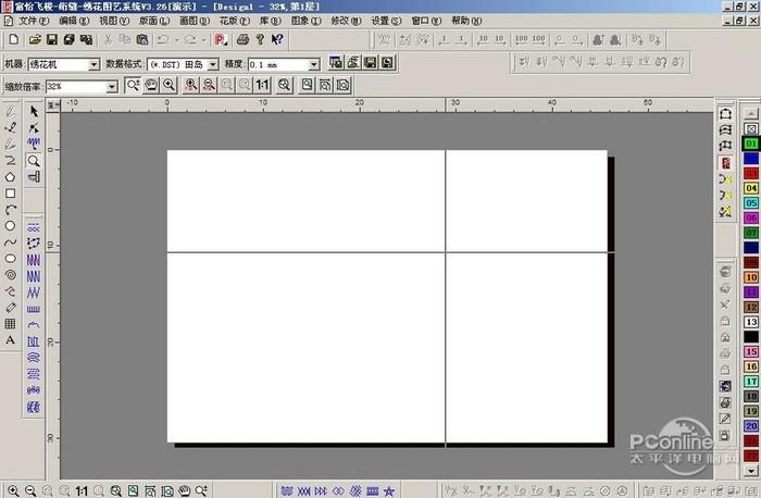 CAD绣花画图