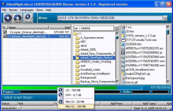 SilentNight Micro CD Burner 6.0.22