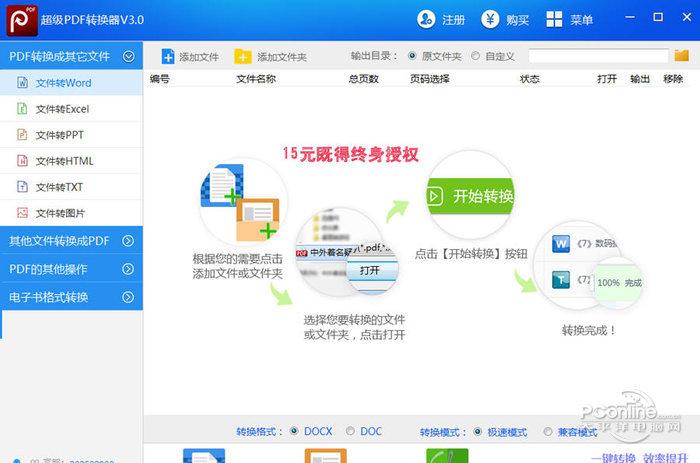 超级PDF转换器