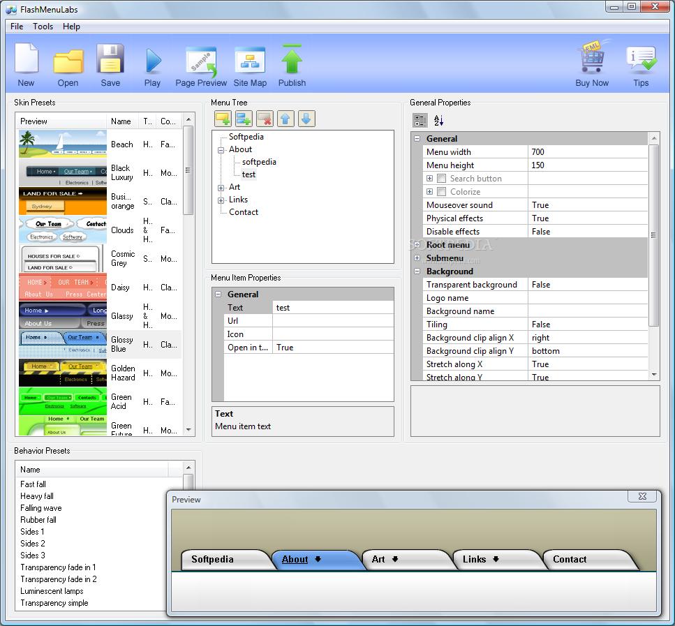 Flash Menu Labs Standard