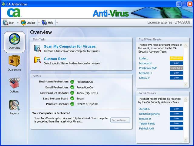 CA Antivirus Plus 2008