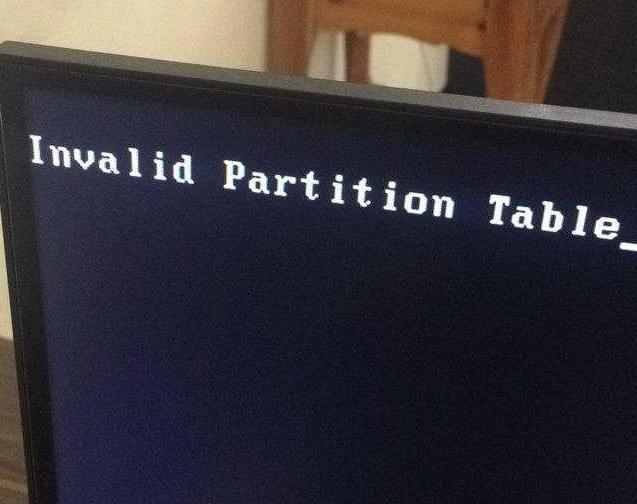 重装系统出现invalidtable怎么开机win7系统教程