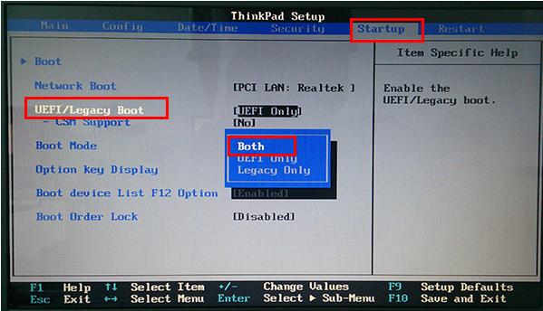 联想怎么关闭uefi启动设 演示联想关闭uefi启动设置方法