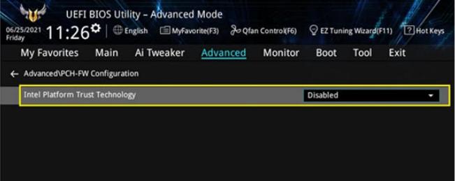 怎么开启华硕tpm模块 演示华硕tpm模块怎么开启