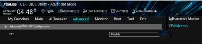 怎么开启华硕tpm模块 演示华硕tpm模块怎么开启