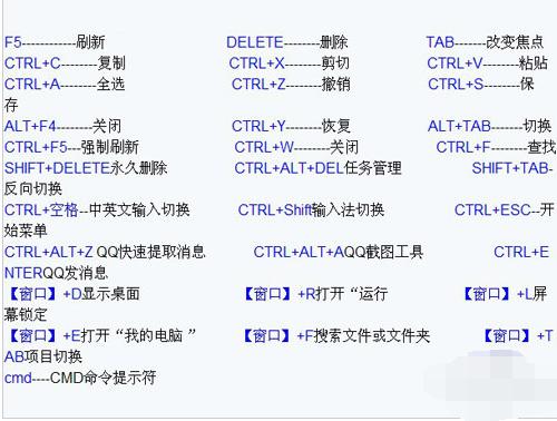 快捷键大全,小编教你键盘快捷键大全