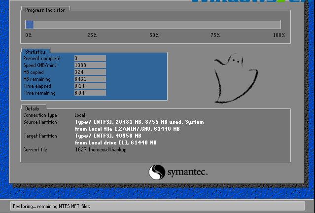 雨林木风光盘win7系统安装教程