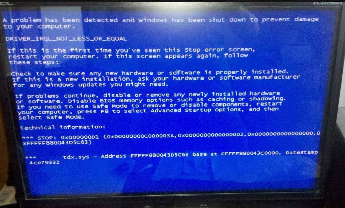 电脑开机win7蓝屏0x000000d1代码如何解决 电脑开机win7蓝屏0x000000d1代码如何解决
