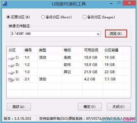深度u盘启动盘安装win7教程