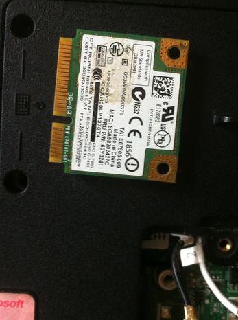 笔记本内置无线网卡怎么更换